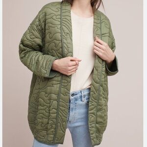 By Anthropologie quilted kimono jacket